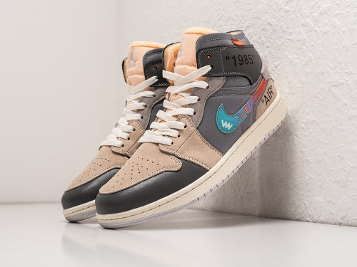 Кроссовки Nike Air Jordan 1 Mid x Off-White